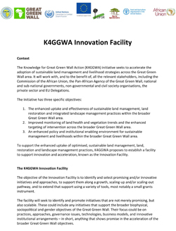 K4GGWA Innovation Facility