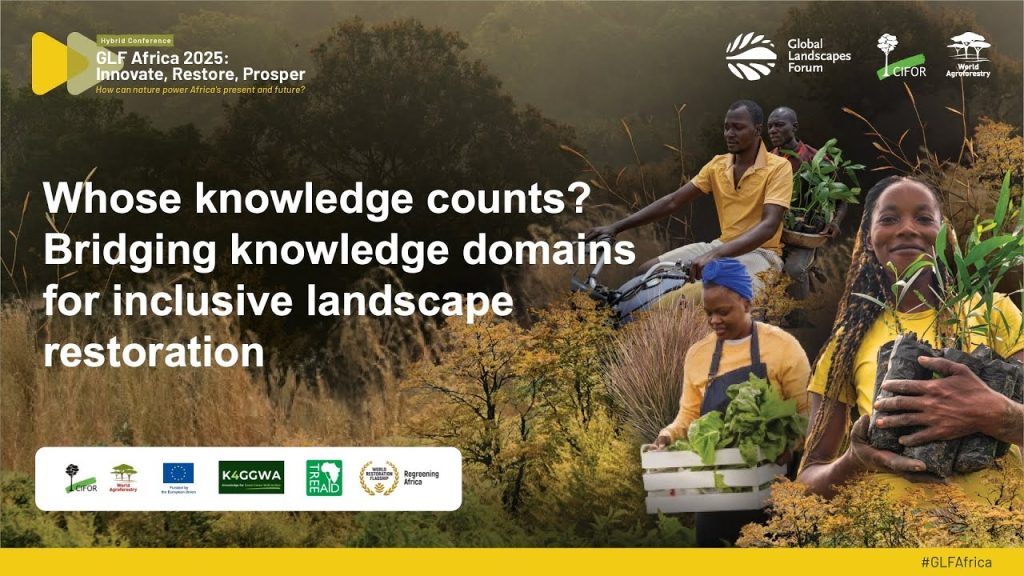 Whose knowledge counts? Bridging knowledge domains for inclusive landscape restoration